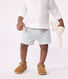 Short bébé en seersucker rayé