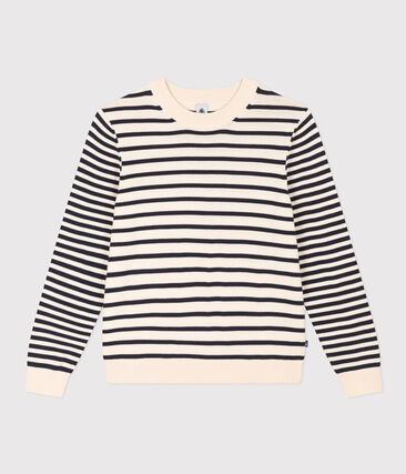 Pull en coton marinière Femme