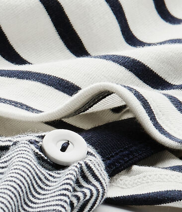 Pyjama Sans Pieds Bebe Garcon Coquille Smoking Petit Bateau