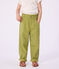 Pantalon enfant en coton vert