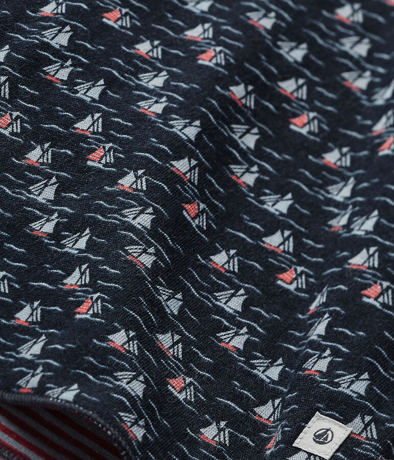 Pyjama gar&ccedil;on r&eacute;versible bleu/multicouleur