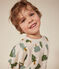 Sweatshirt en molleton enfant garçon beige MONTELIMAR/blanc MULTICO