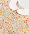 Robe manches courtes en popeline bébé blanc AVALANCHE/ MULTICO