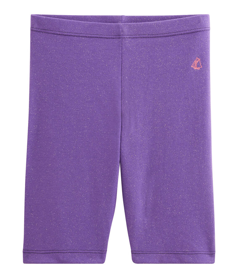 Cycliste enfant fille violet REAL/jaune OR