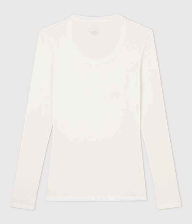 T-shirt c&ocirc;te l&eacute;g&egrave;re Femme blanc