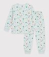 Pyjama enfant en velours imprim&eacute; &eacute;toiles