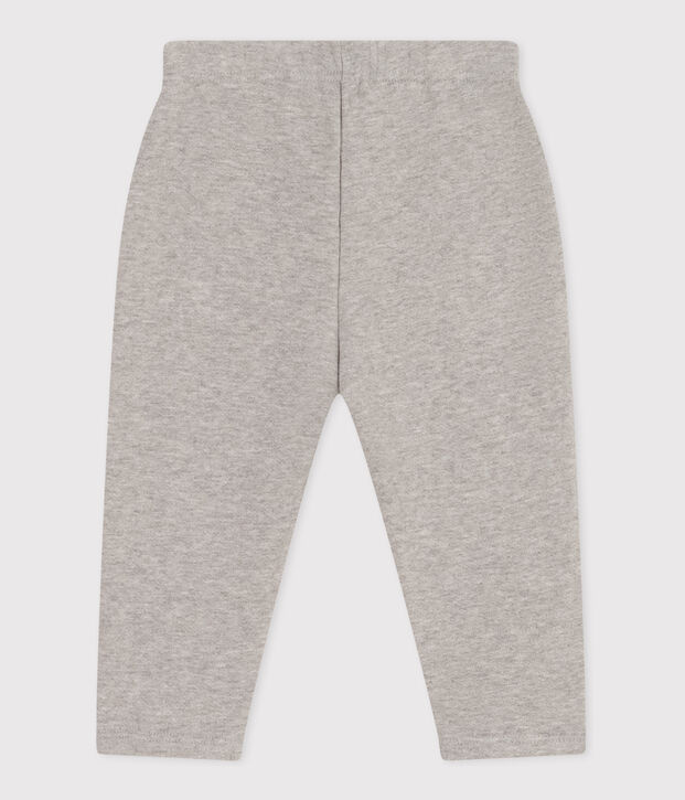 Pantalon en molleton b&eacute;b&eacute; gris