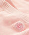 Caleçon bébé en côte 2x2 rose FLEUR