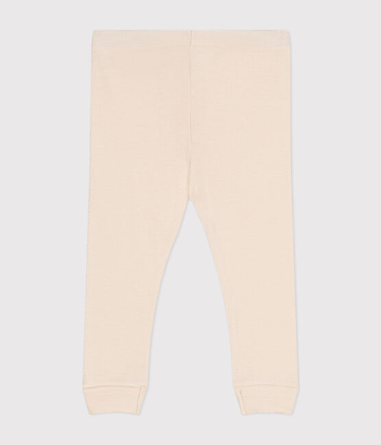 Legging en coton bébé écru AVALANCHE