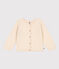 Cardigan en coton enfant fille écru AVALANCHE