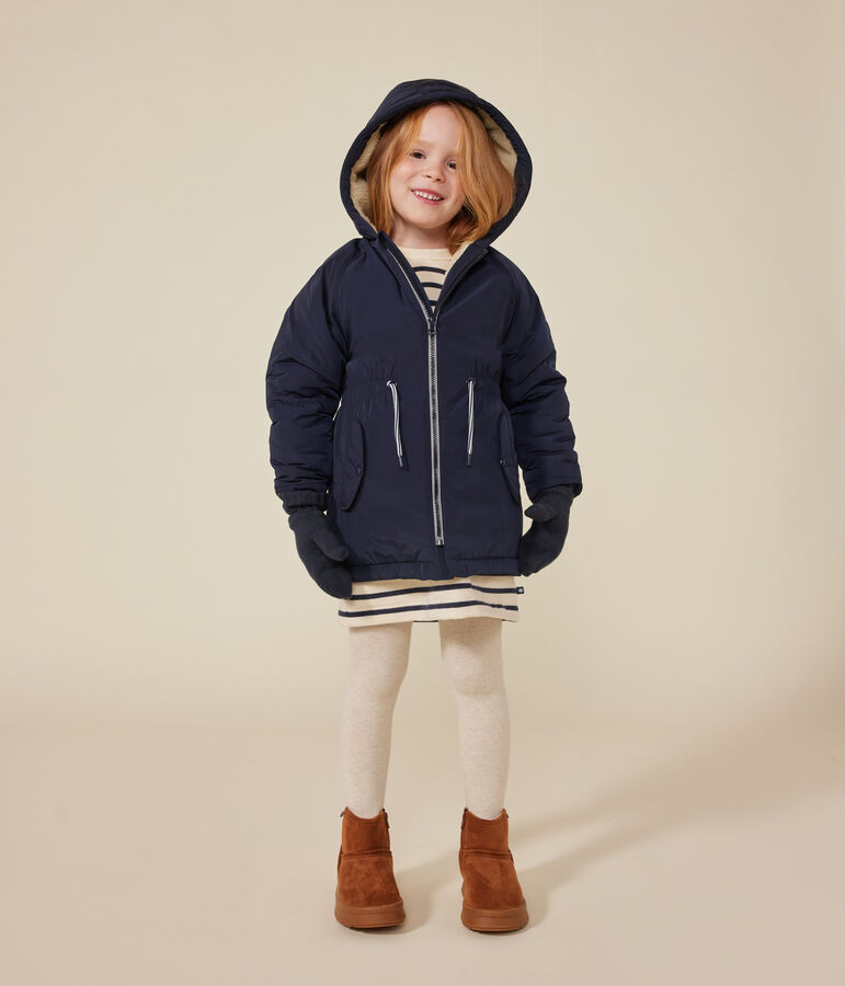 Parka enfant fille bleu