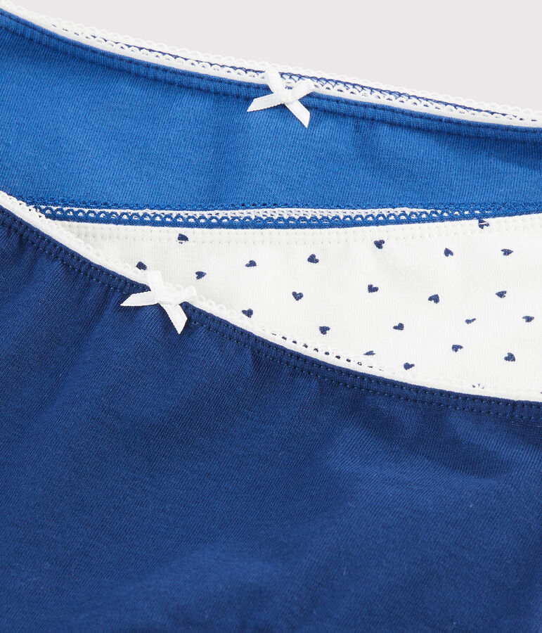 Lot de 3 shorties mini coeurs petite fille variante 1