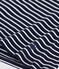 Tee-shirt Femme l'Iconique en coton ray&eacute; bleu/blanc