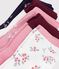 5 paires de chaussettes enfant en coton imprim&eacute; &agrave; fleurs multicouleur