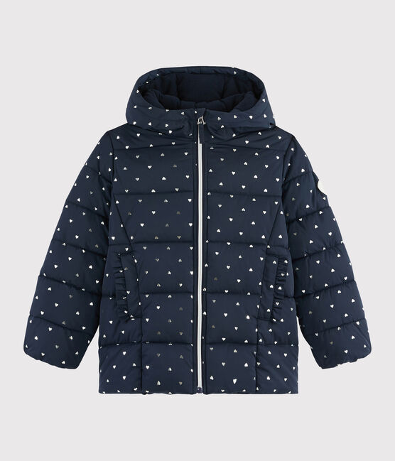 Doudoune enfant Fille bleu SMOKING/ ARGENT