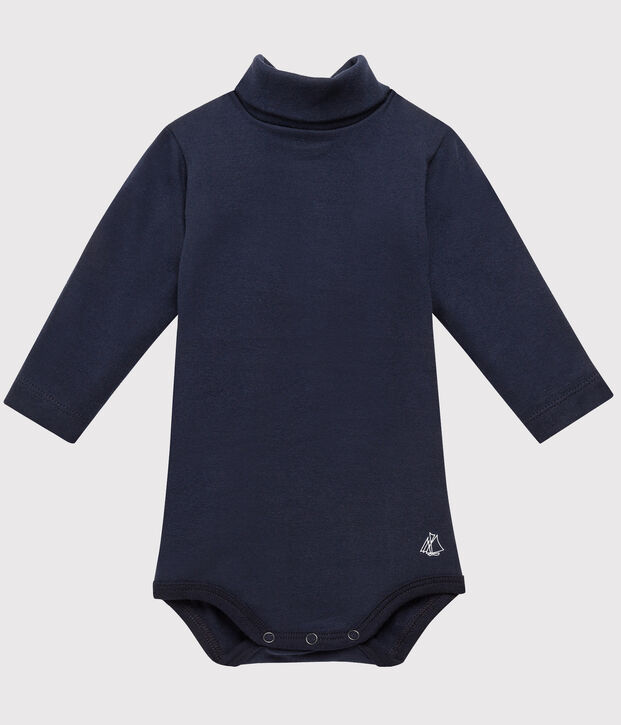 Body col roul&eacute; b&eacute;b&eacute; mixte bleu marine