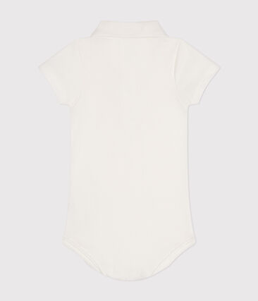 Body manches courtes bébé col polo en coton (Petit Bateau) - Image 1