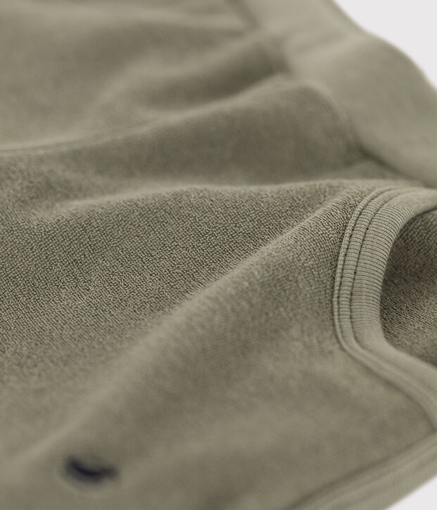 Short en bouclette &eacute;ponge enfant fille vert