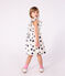 Robe enfant sans manche en coton bleu MILK/ SOIR