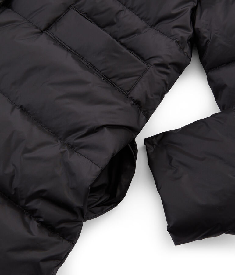 Doudoune duvet et plume enfant fille gris