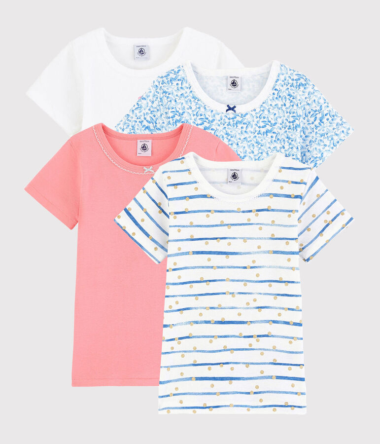 Lot surprise de 4 Tee-shirts manches courtes fille variante 1