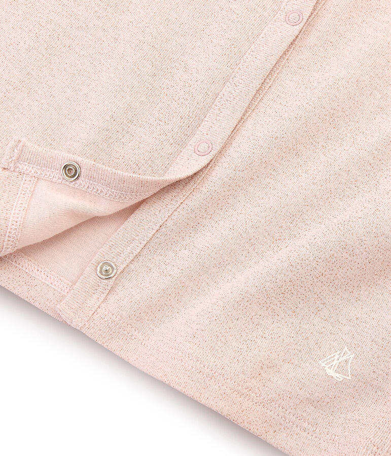 Cardigan enfant fille rose/rose