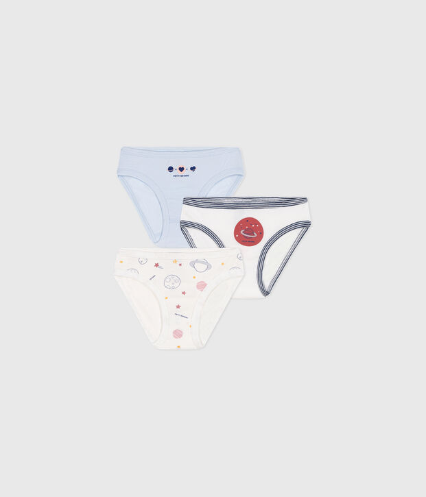 Lot de 3 culottes en coton multicouleur