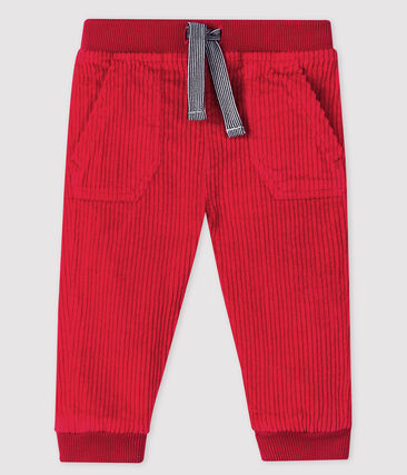 PETIT BATEAU - Pantalon bébé garçon en velours