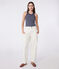 Débardeur Femme l'Iconique en coton rayé bleu SMOKING/blanc MARSHMALLOW