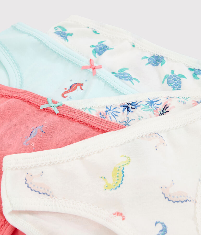 Lot de 5 culottes oc&eacute;ans petite fille multicouleur