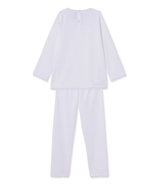 Pyjama fille à pois blanc ECUME