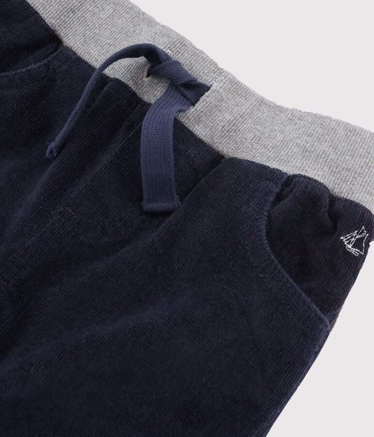 Velours enfant gar&ccedil;on bleu