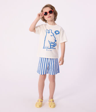 Tee-shirt enfant manches courtes en coton