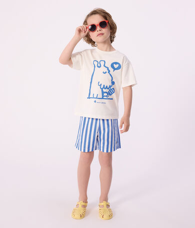 Tee-shirt enfant manches courtes en coton