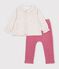 Ensemble b&eacute;b&eacute; en coton imprim&eacute; &agrave; fleur multicouleur