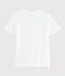 Tee shirt sérigraphié enfant fille blanc ECUME