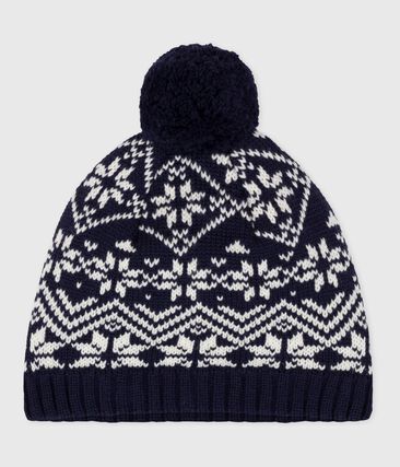 Bonnet enfant jacquard en laine