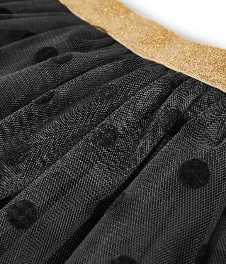 Jupe en tulle enfant fille gris