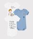 Lot de 3 bodies manches courtes bébé Soledad