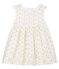 Robe de cérémonie bébé fille blanc ECUME