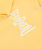 Sweat bébé en coton uni jaune ORGE