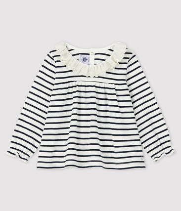PETIT BATEAU - Blouse manches longues bébé fille
