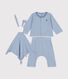 Coffret ensemble 3 pièces en coton bébé