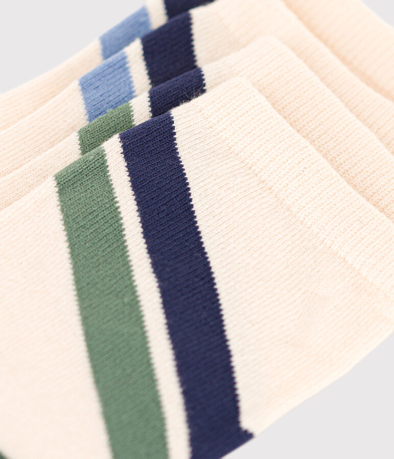 2 paires de chaussettes en coton rayures enfant variante 1