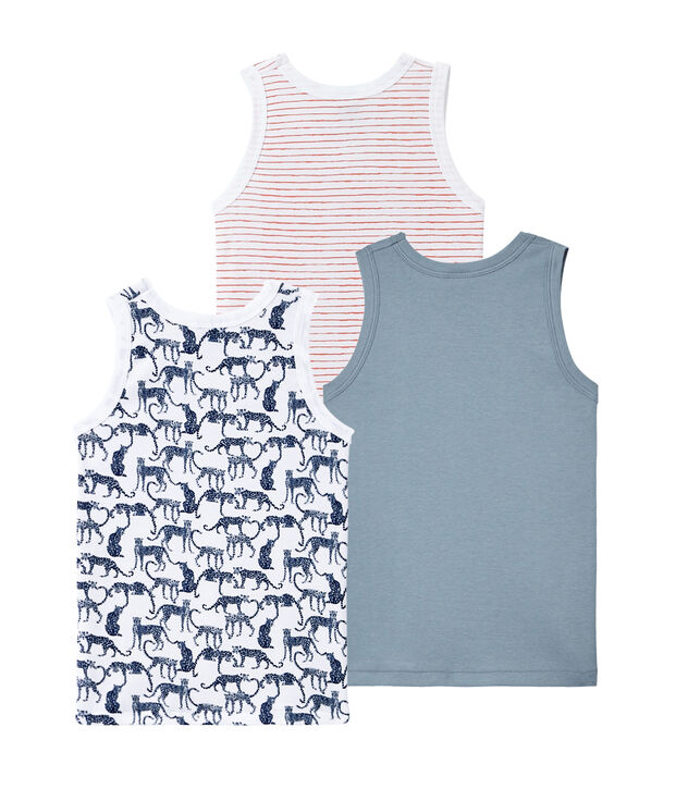 Lot de 3 d&eacute;bardeurs gar&ccedil;on blanc