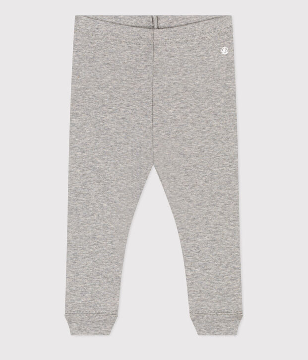 Legging en coton b&eacute;b&eacute; gris