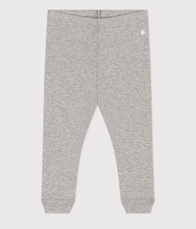 Legging en coton b&eacute;b&eacute; gris CHATON CHINE