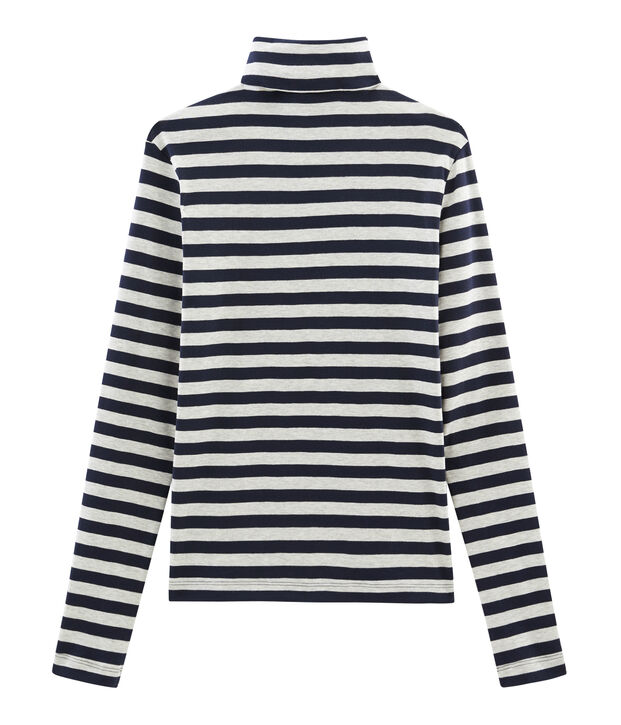 Sous pull femme bleu/gris