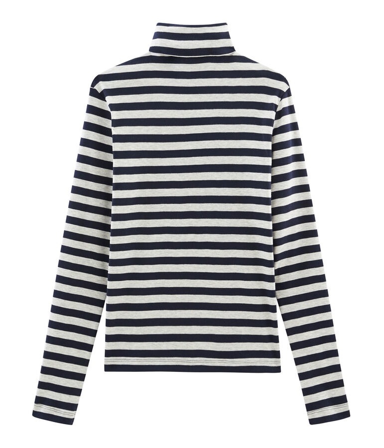 Sous pull femme bleu SMOKING/gris BELUGA