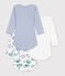 Lot de bodies manches longues en coton imprim&eacute; Paris b&eacute;b&eacute; multicouleur